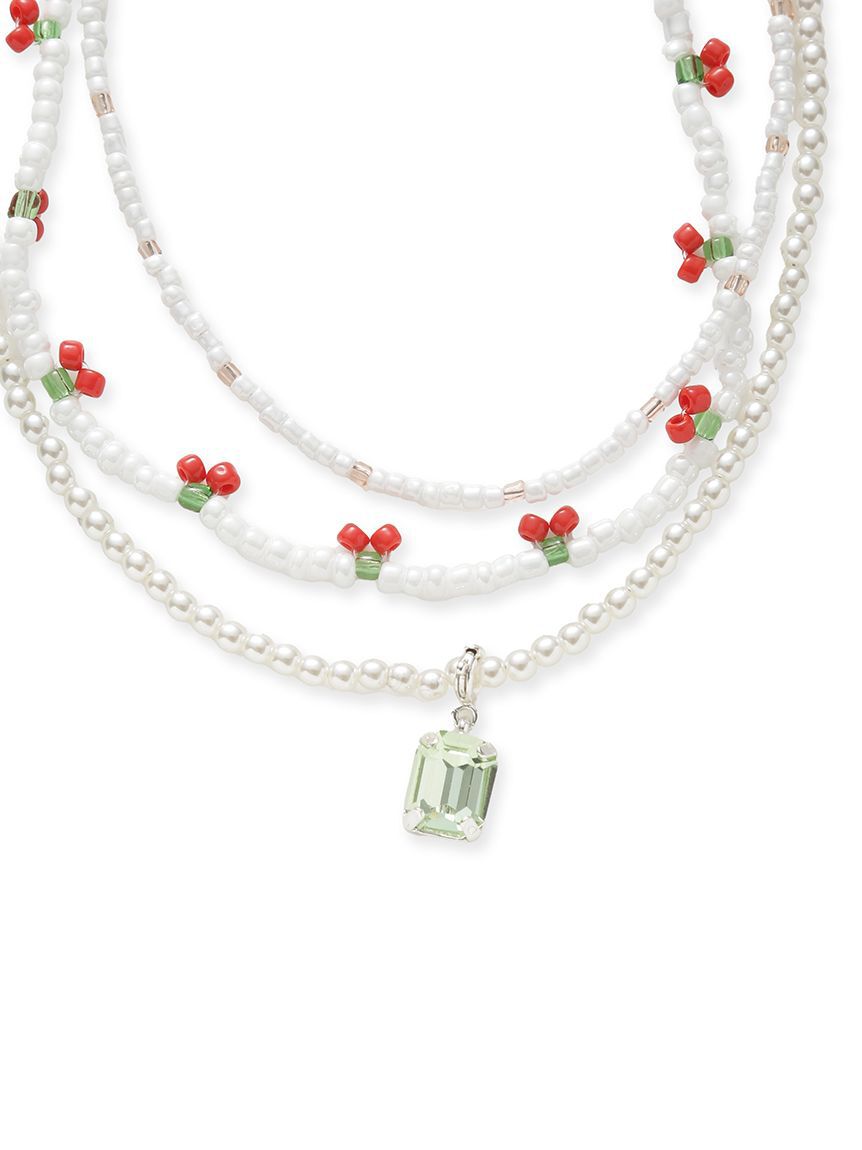 LILY BROWN「フルーツビーズネックレス」|ネックレス|