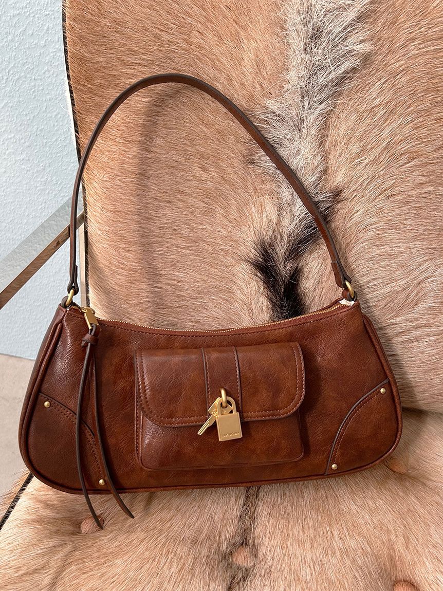 LILY BROWN「パッドロックホーボーバッグ」|ハンドバッグ|