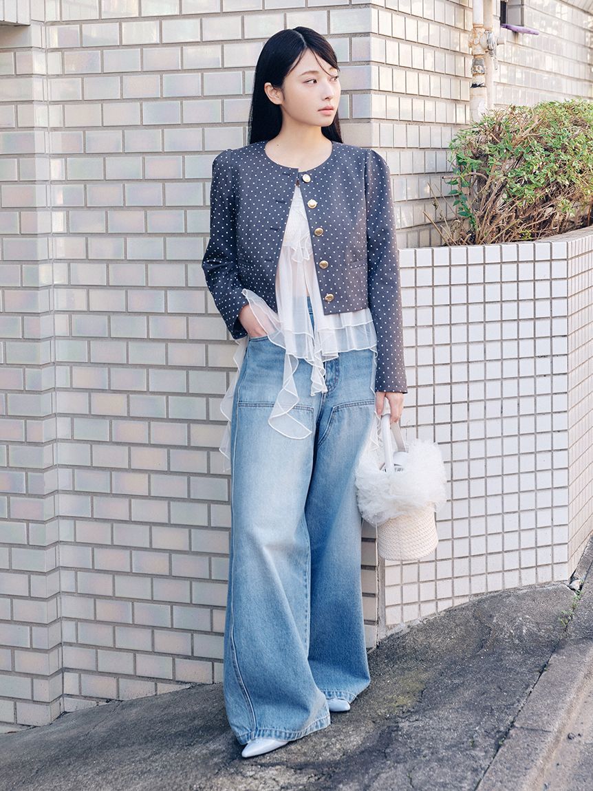 LILY BROWN「【限定カラー】2wayチュール切り替えバッグ」|ショルダー・メッセンジャー|