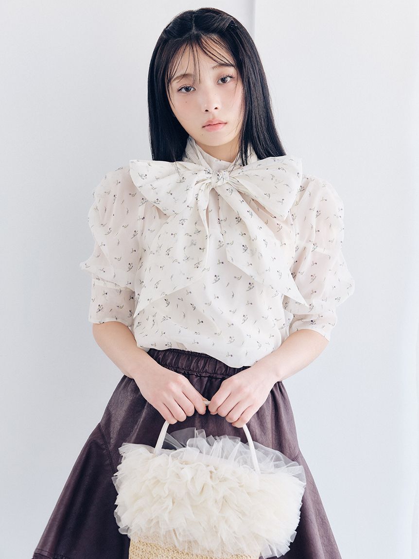 LILY BROWN「【限定カラー】2wayチュール切り替えバッグ」|ショルダー・メッセンジャー|