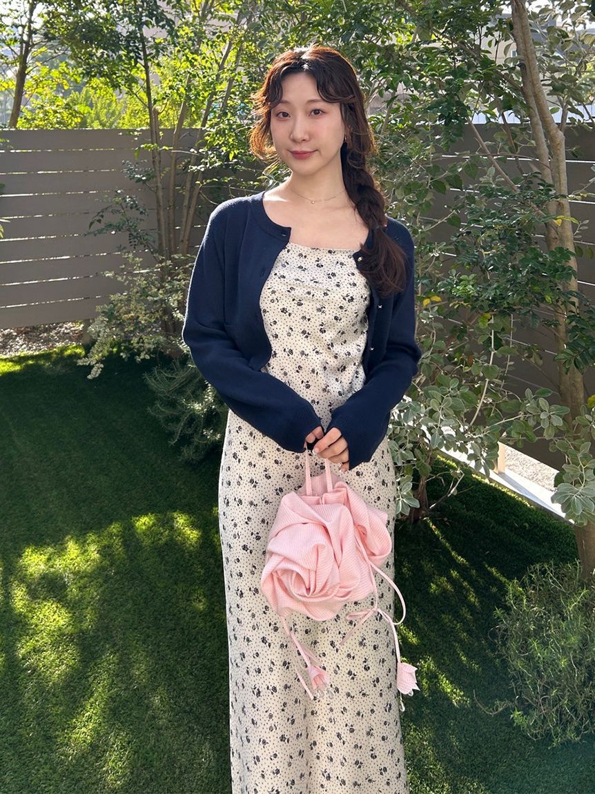 LILY BROWN「[L.B CANDY STOCK]3Dフラワーバッグ」|ハンドバッグ|