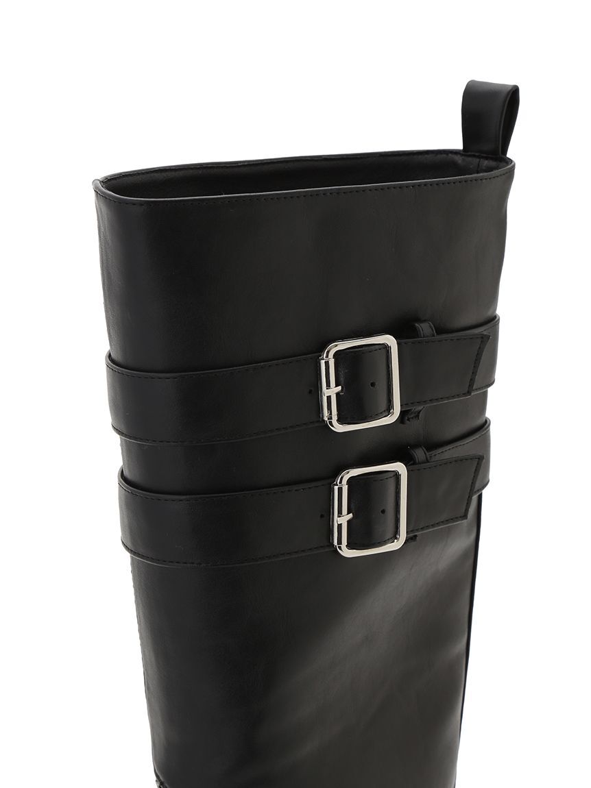 LILY BROWN「レースアップロングブーツ」|ロングブーツ|