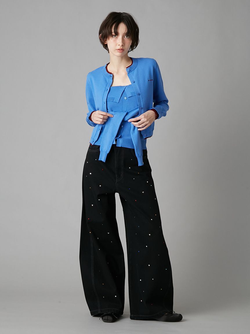 LILY BROWN「レイヤードニットベアトップ」|ニット・セーター|