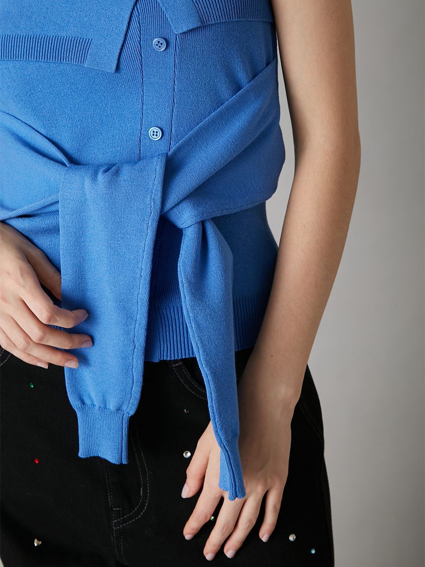 LILY BROWN「レイヤードニットベアトップ」|ニット・セーター|