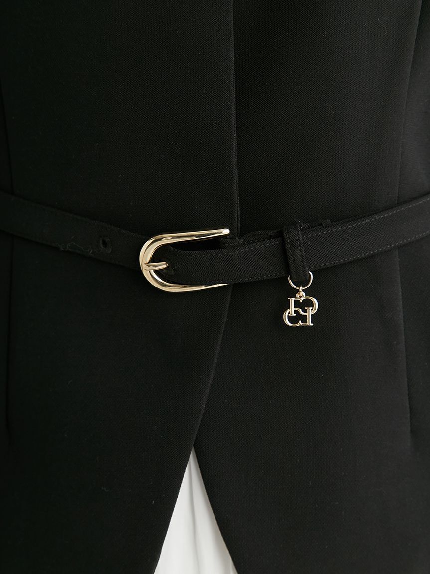 CELFORD「ペプラムショートジレ」|ダウンベスト・ベスト|