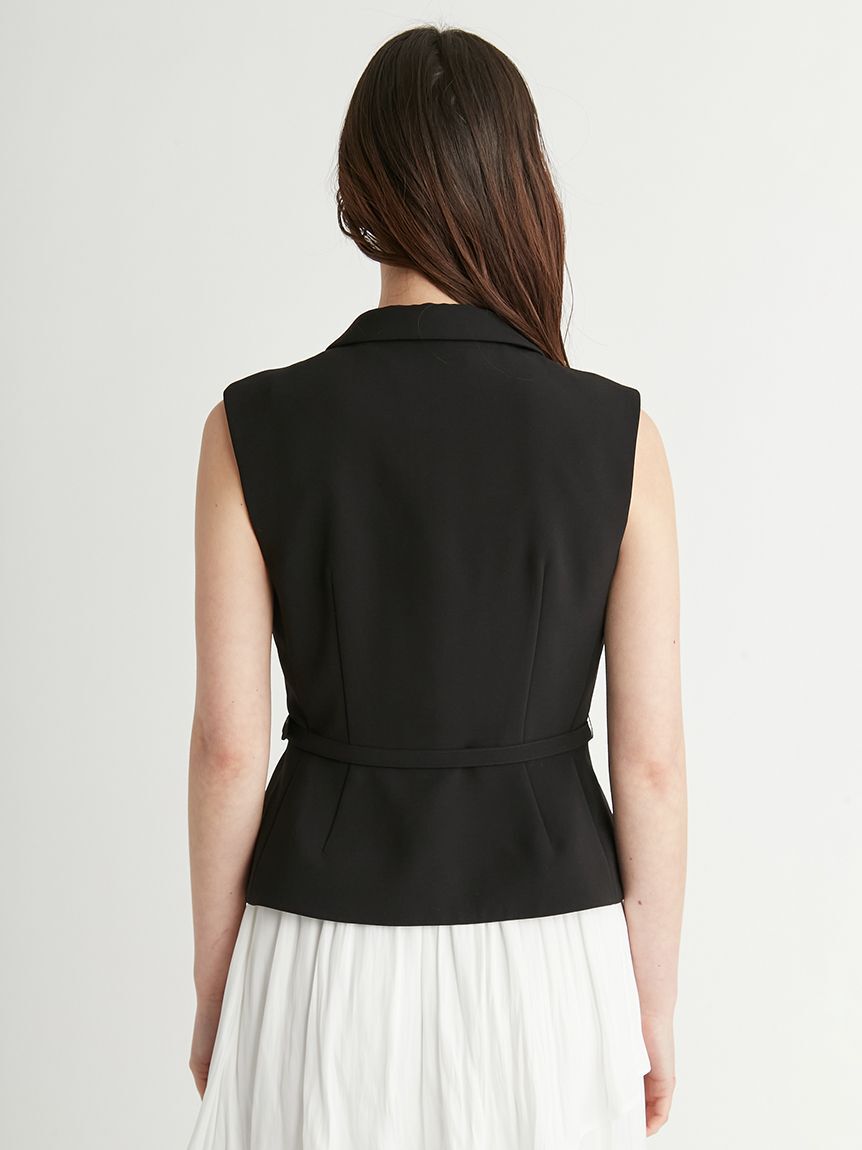 CELFORD「ペプラムショートジレ」|ダウンベスト・ベスト|