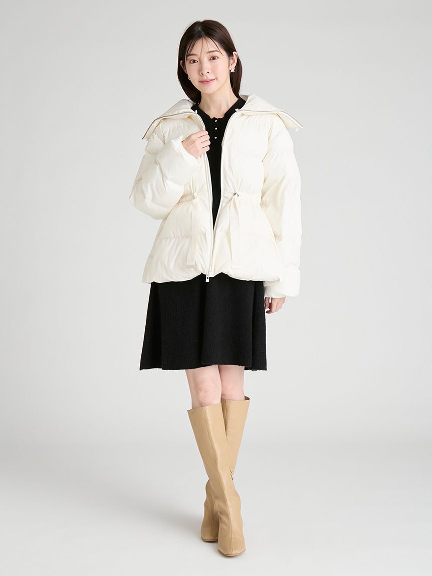 CELFORD「襟付きミニニットワンピース」|ワンピース|