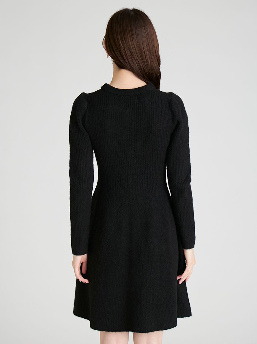 CELFORD「襟付きミニニットワンピース」|ワンピース|