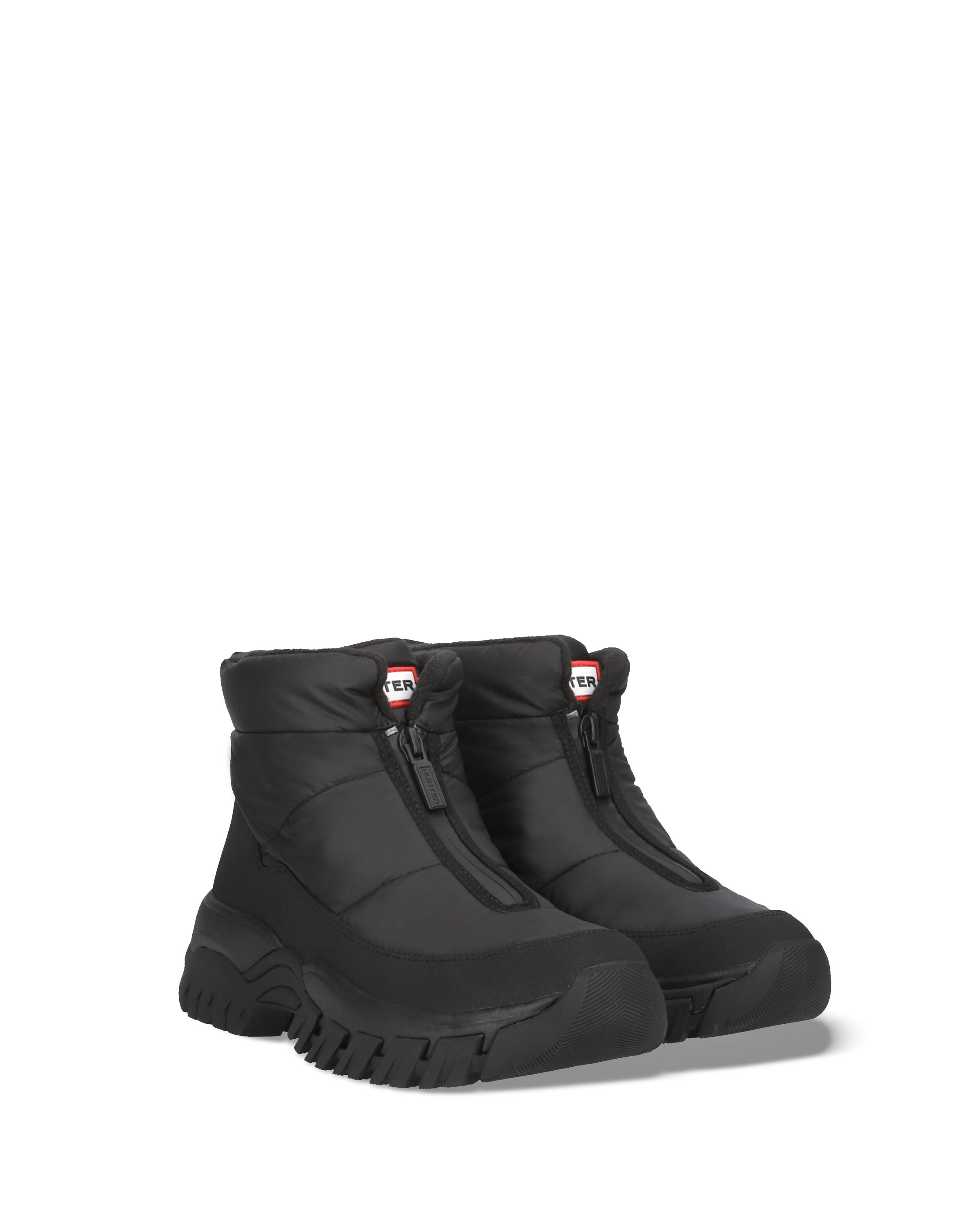 HUNTER「ユニセックス イントレピッド ワンダラー アンクル ジップ スノー ブーツ」|ショートブーツ|