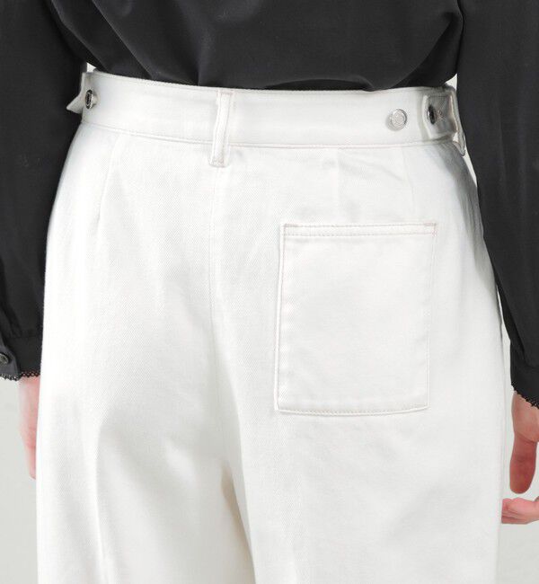 MACKINTOSH PHILOSOPHY「ホワイトデニムワイドパンツ」|デニム|