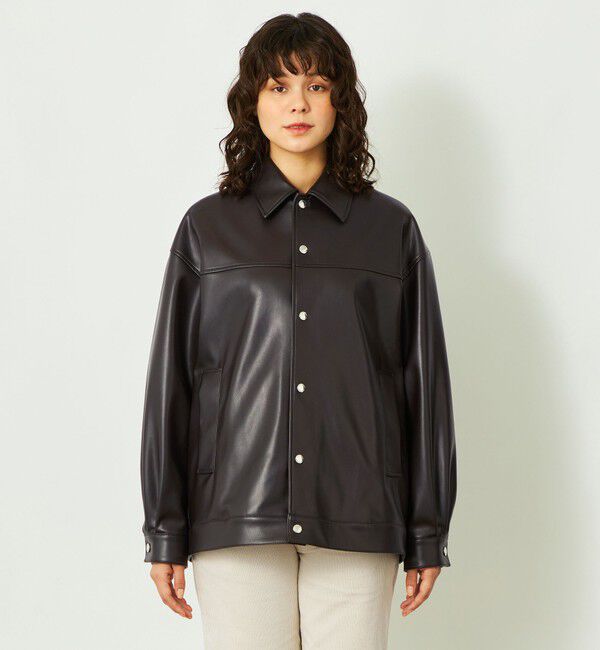 MACKINTOSH PHILOSOPHY「GREY LABEL 【HARLTON（ハールトン）】フェイクレザー」|ブルゾン・スタジャン|