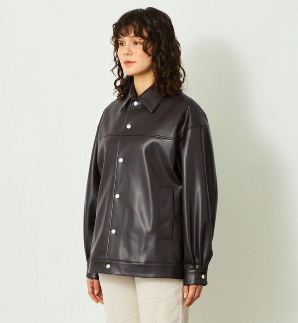 MACKINTOSH PHILOSOPHY「GREY LABEL 【HARLTON（ハールトン）】フェイクレザー」|ブルゾン・スタジャン|