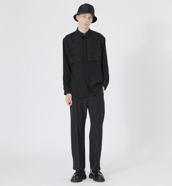  「サイドブレードスリットイージーストレートパンツ」|その他|