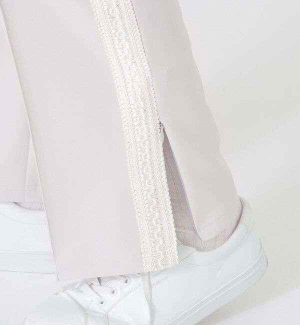  「サイドブレードスリットイージーストレートパンツ」|その他|