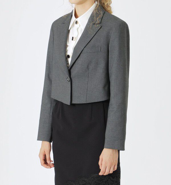  「クロップドジャケット」|テーラードジャケット|
