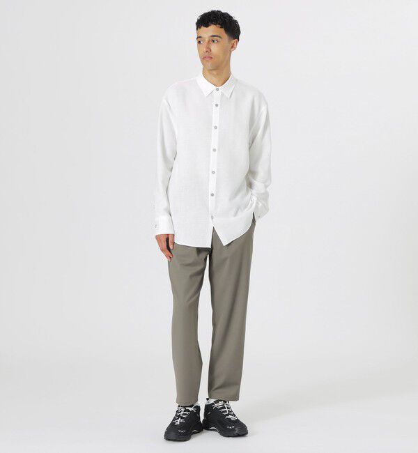  「ウールミックスベルテッドスラックス」|スラックス|