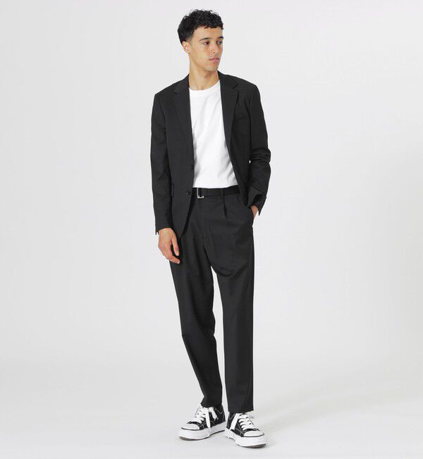  「ウールミックスベルテッドスラックス」|スラックス|