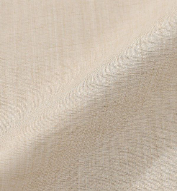  「リネンミックスギャザーブラウス」|シャツ・ブラウス|