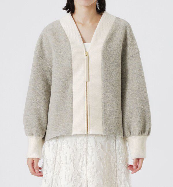  「MAPELジップカーディガン」|ブルゾン・スタジャン|