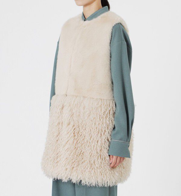  「ファーコンビベスト」|ブルゾン・スタジャン|