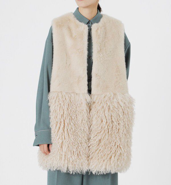  「ファーコンビベスト」|ブルゾン・スタジャン|