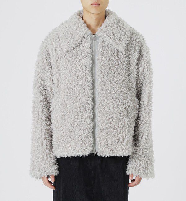  「【UNISEX】カルガンラムライクファーブルゾン」|ブルゾン・スタジャン|