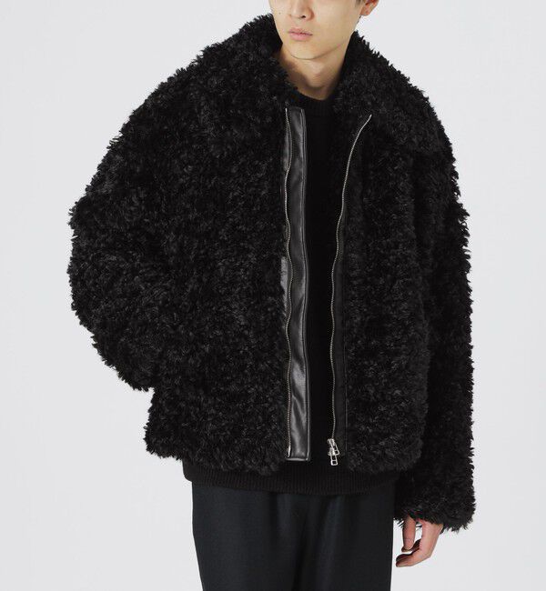  「【UNISEX】カルガンラムライクファーブルゾン」|ブルゾン・スタジャン|