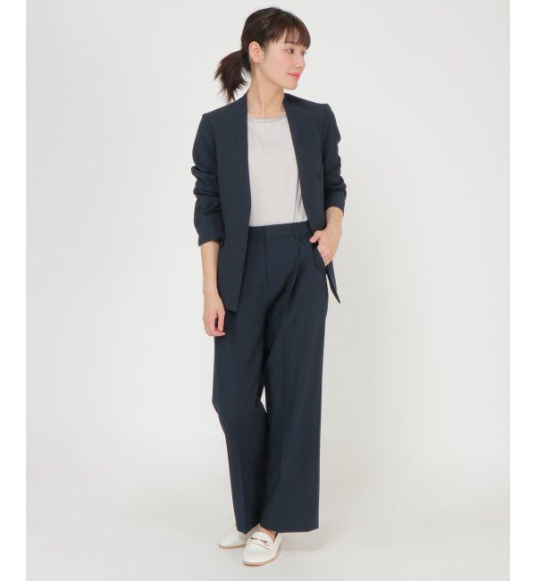 IKKA LOUNGE「リネンライクワイドパンツ」|その他|