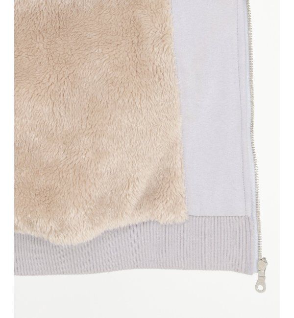 ikka「裏ファー使いスエードブルゾン」|ブルゾン・スタジャン|