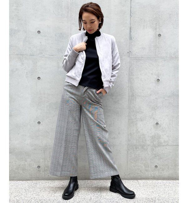 ikka「裏ファー使いスエードブルゾン」|ブルゾン・スタジャン|