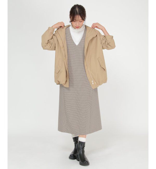 ikka「撥水パッカブルマウンテンパーカー」|ブルゾン・スタジャン|