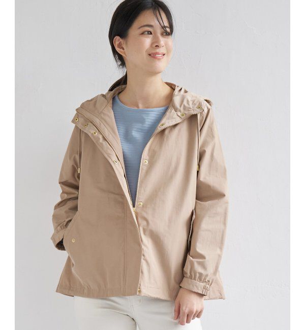 ikka「撥水マウンテンパーカー」|ブルゾン・スタジャン|ベージュ