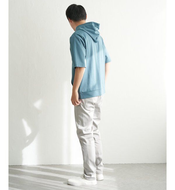 ikka「5分袖セイケツカイテキパーカー」|Tシャツ・カットソー|