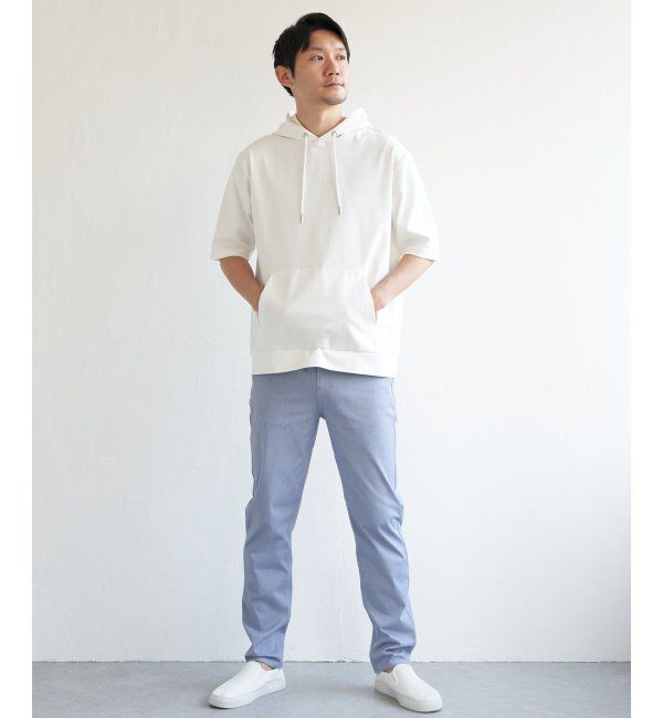 ikka「5分袖セイケツカイテキパーカー」|Tシャツ・カットソー|