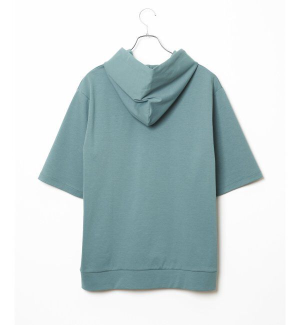 ikka「5分袖セイケツカイテキパーカー」|Tシャツ・カットソー|