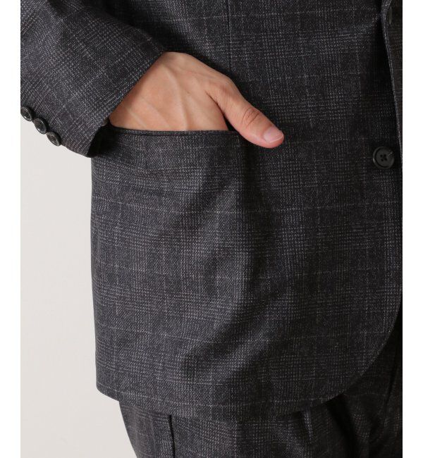 IKKA LOUNGE「【セットアップ対応】メッシュプリントテーラードジャケット」|テーラードジャケット|