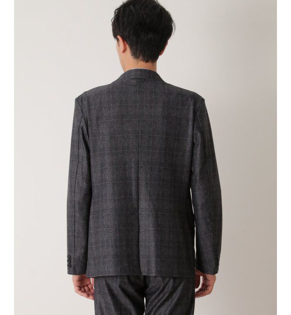 IKKA LOUNGE「【セットアップ対応】メッシュプリントテーラードジャケット」|テーラードジャケット|