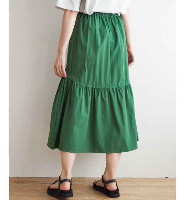 ikka「メモリーティアードキリカエスカート」|スカート|