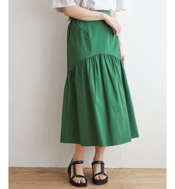 ikka「メモリーティアードキリカエスカート」|スカート|