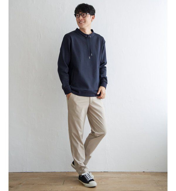 ikka「【抗菌防臭】GOKU楽ダンボールルーイーカラー」|パーカー|