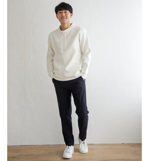 ikka「【抗菌防臭】GOKU楽ダンボールルーイーカラー」|パーカー|