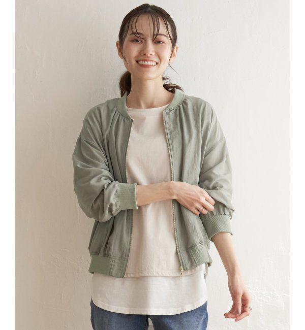 ikka「シアMA-1」|ブルゾン・スタジャン|