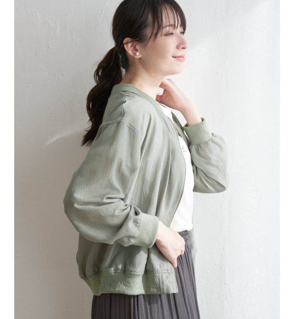 ikka「シアMA-1」|ブルゾン・スタジャン|