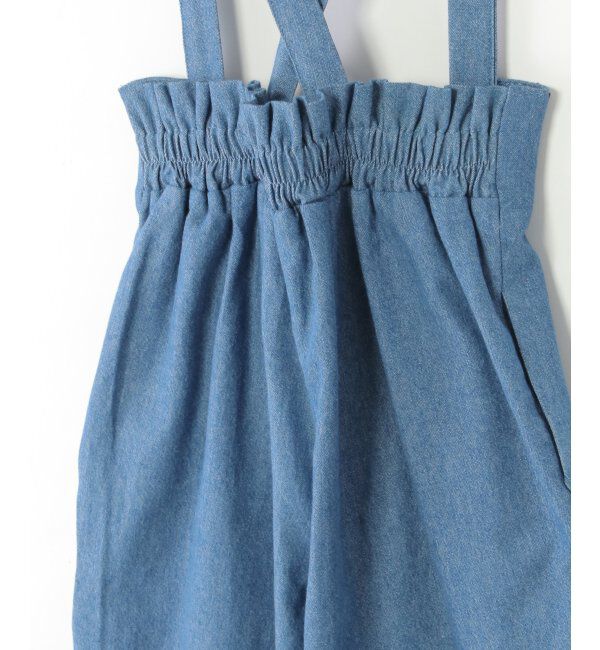 ikka kids「麻混サス付きタックワイドパンツ（120~160cm）」|その他|