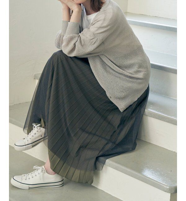 ikka「【2WAY】リバーシブルスカート」|スカート|オリーブ