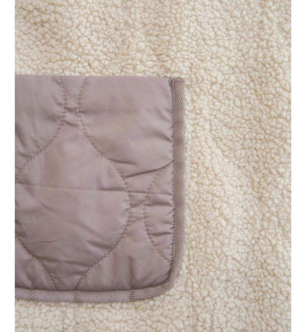 ikka「キルトボアリバーシブルブルゾン」|ブルゾン・スタジャン|