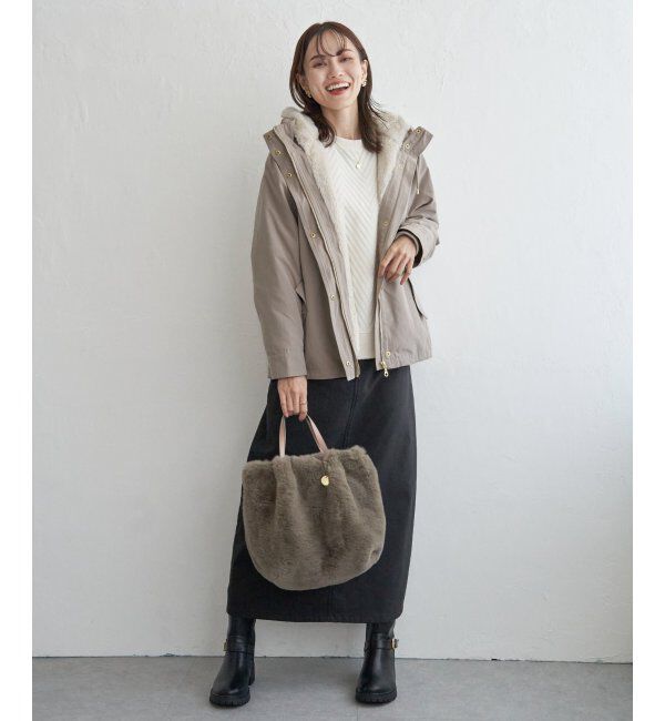 ikka「ライナー付き3WAYマウンテンパーカー」|ブルゾン・スタジャン|