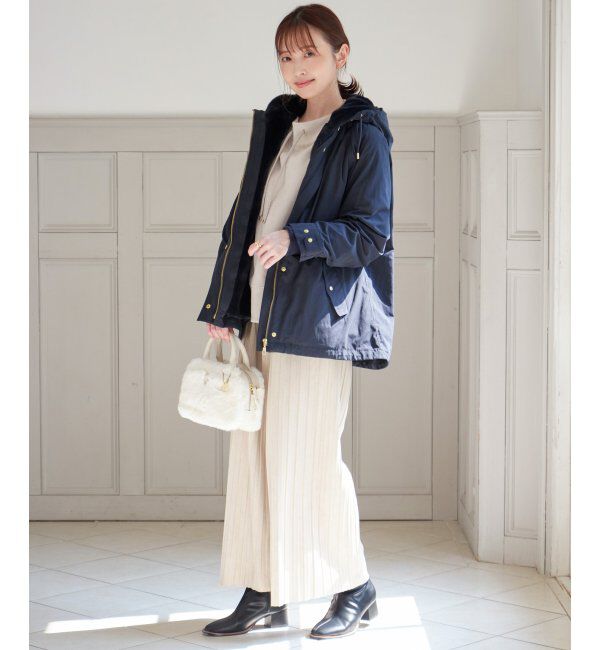 ikka「ライナー付き3WAYマウンテンパーカー」|ブルゾン・スタジャン|