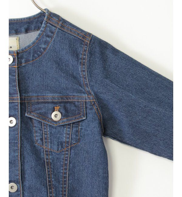 ikka kids「【親子おそろい】デニムノーカラーGジャン（110~160cm）」|その他|