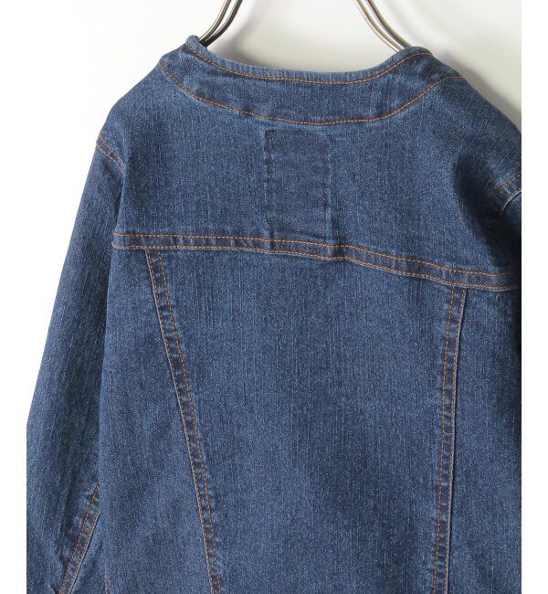 ikka kids「【親子おそろい】デニムノーカラーGジャン（110~160cm）」|その他|